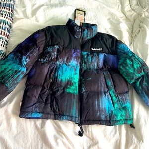 Timberland puffy jacket.